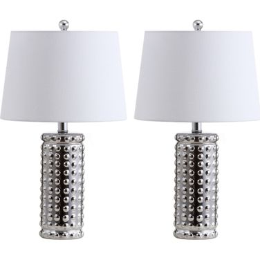 Harlee Chrome Table Lamp Set of 2