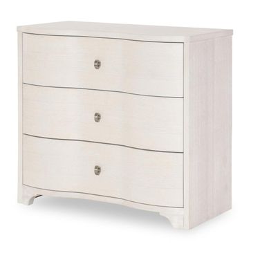 Harmony 3 Drawer Bedside Chest In Prelude Frost