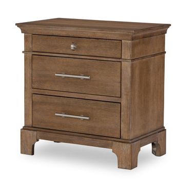 Harmony 3 Drawer Nightstand In Ovation Tweed