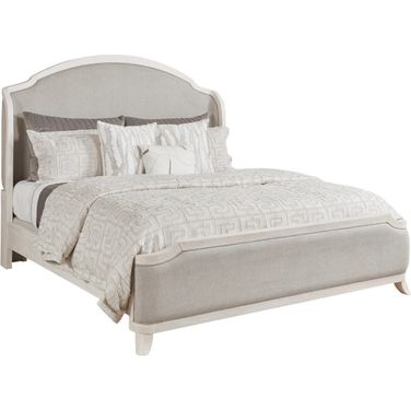 Harmony Carlyn King Upholstered Bed In Eggshell