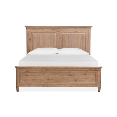 Harmony Heights King Panel Bed In Belgium Wheat