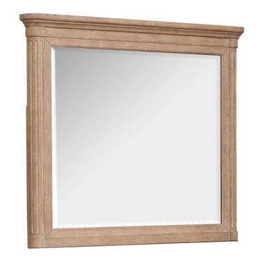 Harmony Heights Landscape Mirror In Belgium Wheat