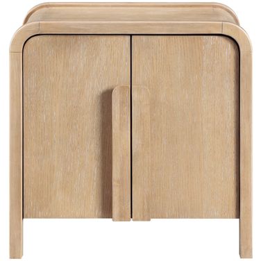 Harmony Oak Veneer and Solid Wood Night Stand In Natural