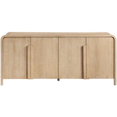 Harmony Oak Veneer and Solid Wood Sideboard/Buffet In Natural