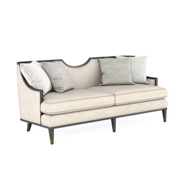 Harper Onyx Sofa In Vintage Black