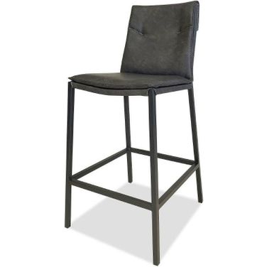 Harris Grey Leatherette Counter Stool - Set of 2