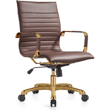 Harris Office Chair In Dark Brown