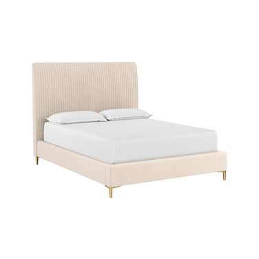 Harris Queen Platform Bed In Casablanca Cloud