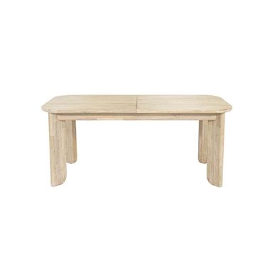 Haru 102 Inch Extension Dining Table In Sand Wash