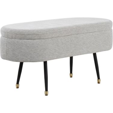 Harvey Storage Bench In Grey