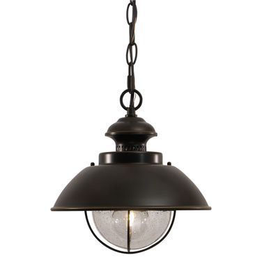 Harwich 10 Inch Outdoor Pendant In Burnished Bronze