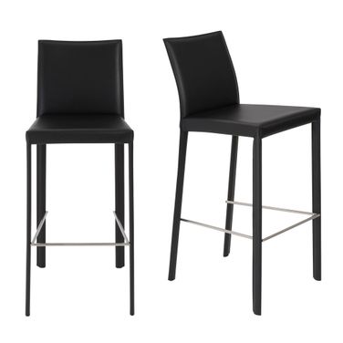 Hasina Barstool Set of 2 In Black