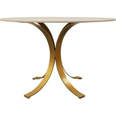 Haskell Round Dining Table In Ivory