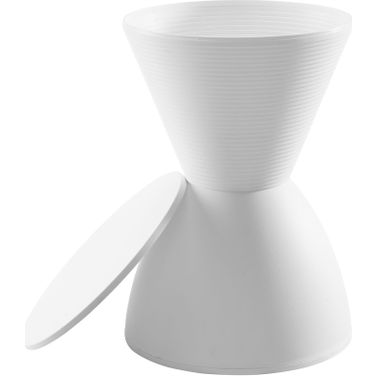 Haste White Stool