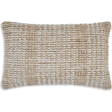 Hathby Pillow In Tan and White