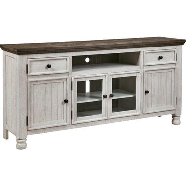 Havalance Two-Tone 74 Inch TV Stand