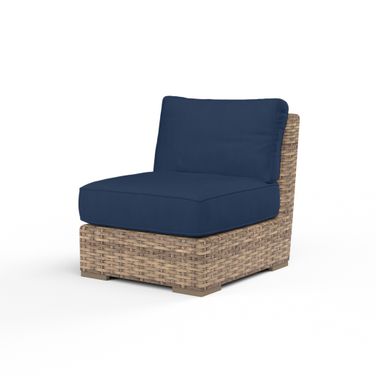 Havana Armless Club in Spectrum Indigo