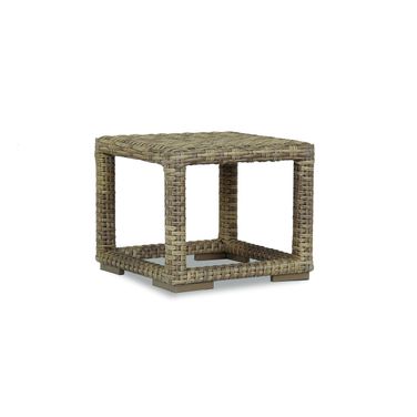 Havana End Table in Resin Tobacco