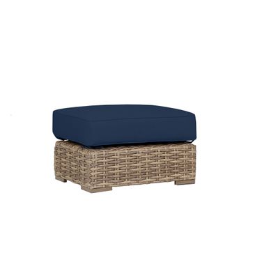 Havana Ottoman in Spectrum Indigo