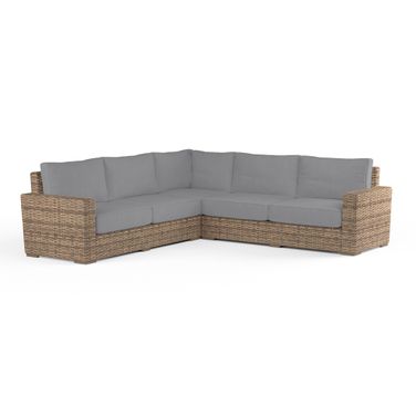 Havana Sectional in Canvas Granite
