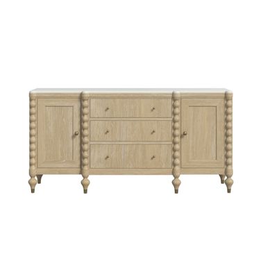 Haven Credenza In Blonde Oak
