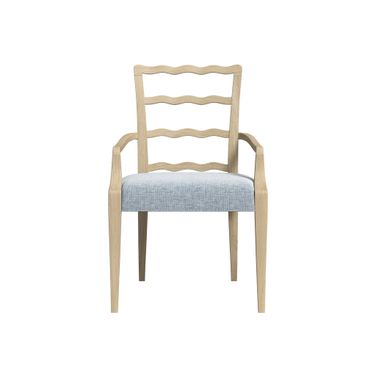 Haven Ladderback Arm Chair In Blonde Oak