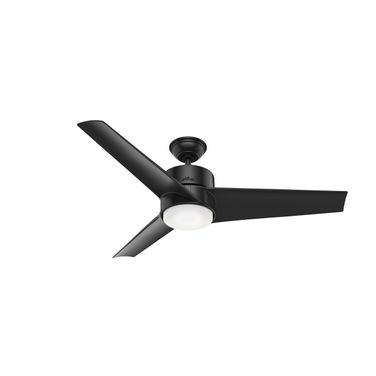 Havoc 54 Inch WeatherMax Indoor/Outdoor Ceiling Fan with LED Light Kit and Wall Control In Matte Black