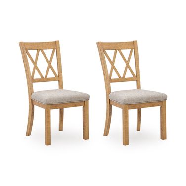 Havonplane Dining Chair Set of 2 In Brown