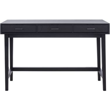 Hawthorn 3 Drawer Desk in Black