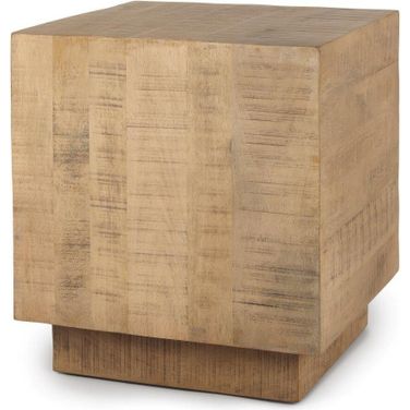 Hayden Light Brown Wood Side Table