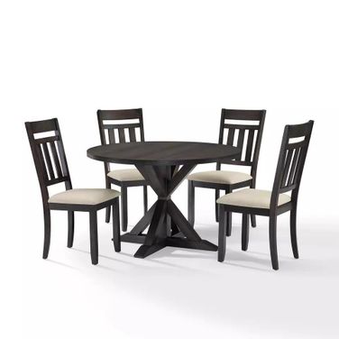 Hayden Round Dining Room Set In Slate