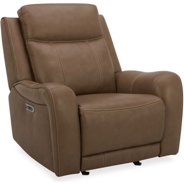 Haywood Power Glider Recliner In Butternut