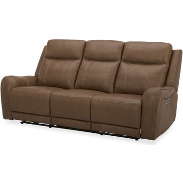 Haywood Power Reclining Sofa In Butternut