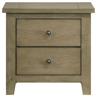 Hazlewood 2-Drawer Nightstand Bedside Table In Vineyard Oak