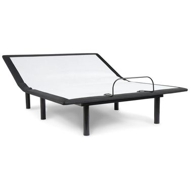 Head Up Only Foundation King Adjustable Head Base In Charcoal Gray