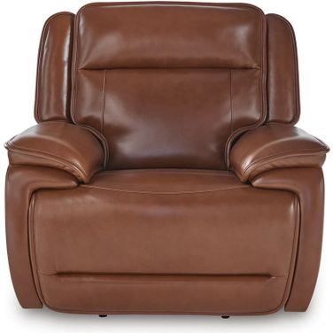 Healy Pier Power Recliner In Chocolate