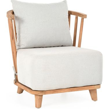 Hearst Outdoor Accent Chair In Natural