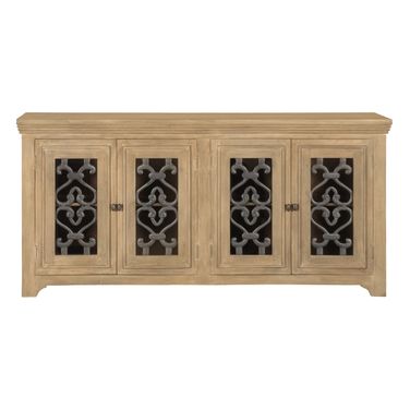 Hearst Sideboard 4-Door In Distressed Natural