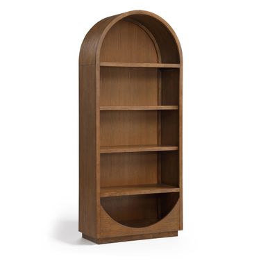 Hearth Solid Wood Bookcase In Brown