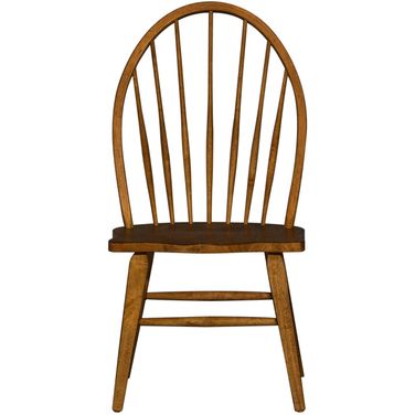 Hearthstone Rustic Oak Windsor Back Side Chair set of 2