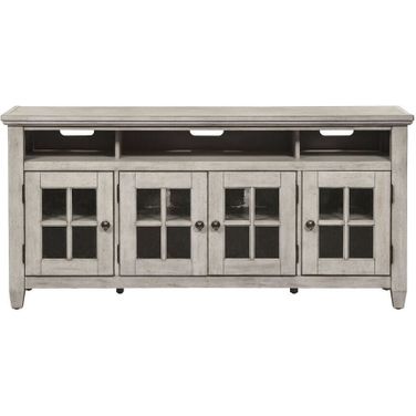 Heartland Antique White Entertainment TV Stand