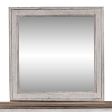 Heartland Antique White Landscape Mirror