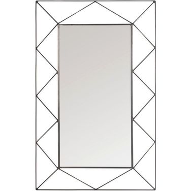 Heath Mirror in Gunmetal