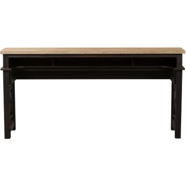 Heatherbrook Charcoal Console Bar Table