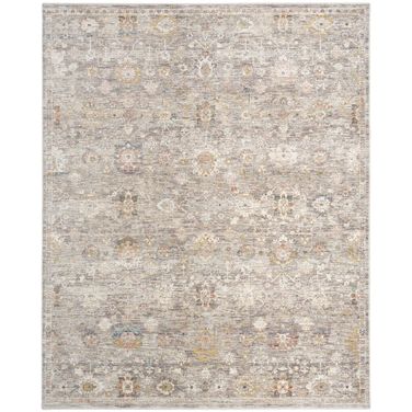 Heirloom Blend Vintage 8' x 10' Indoor Rug In Grey