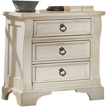 Heirloom White Nightstand