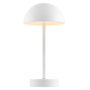 Helene 12 Inch White Iron Rechargeable Led Table Lamp