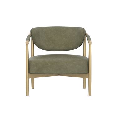 Heloise Lounge Chair In Ivanhoe Pine