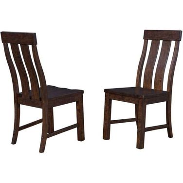 Henderson Muscavadi Brown Slatback Side Chair Set Of 2