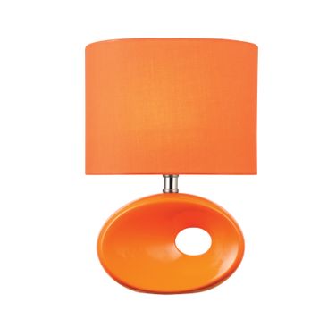 Hennessy II Table Lamp In Orange